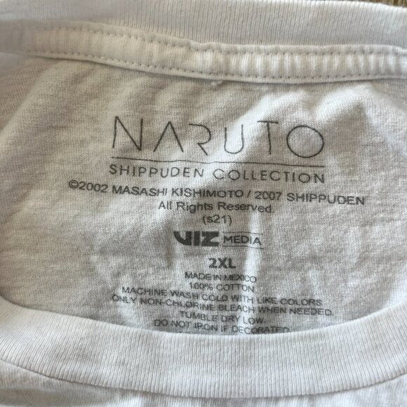 Unisex Naruto White Printed Tshirt - 2XL - Picture 4 of 4